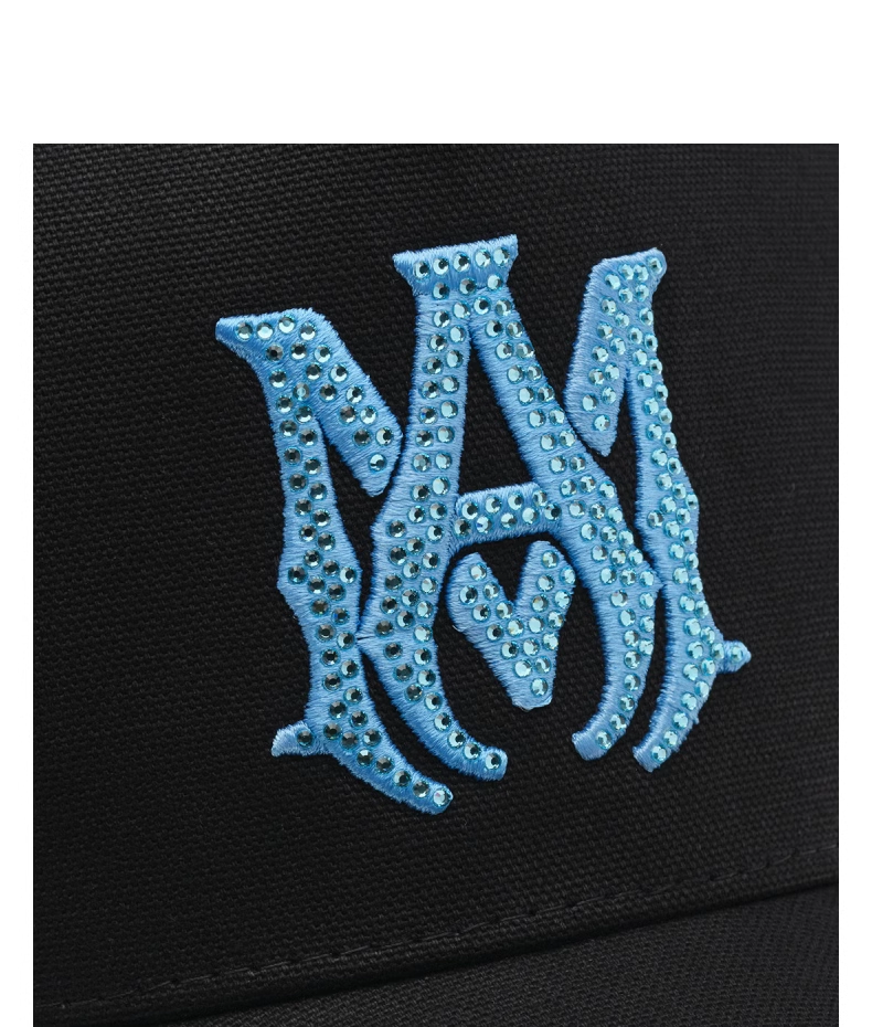 KA AMIRI CRYSTAL CANVAS HAT