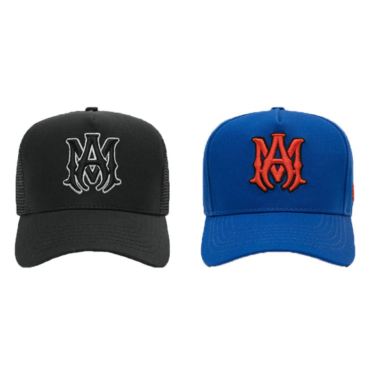 KA AMIRI  STAGGERED AMIRI FULL CANVAS HAT